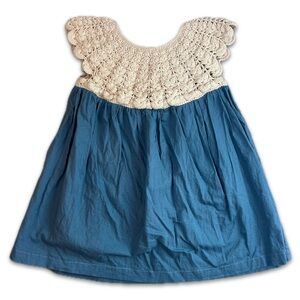 Kate Quinn sleeveless round yoke dress 18-24m